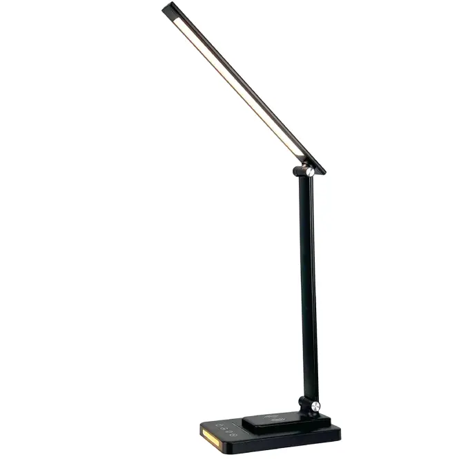 Asztali lámpa URSA BLACK CCT 5 COLORS 6W DIM LB1