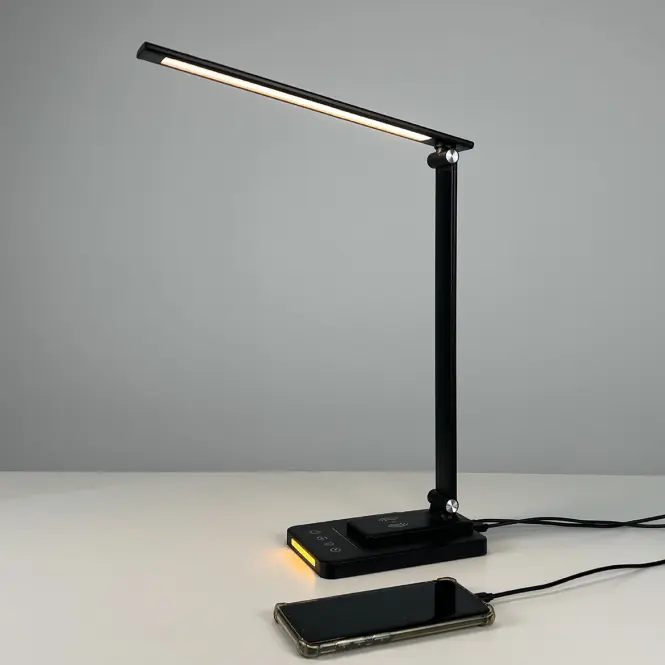 Asztali lámpa URSA BLACK CCT 5 COLORS 6W DIM LB1
