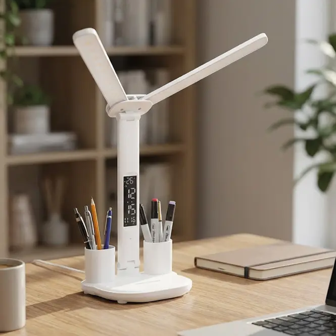 Asztali lámpa DALIS WHITE CCT 11W DIM USB LB1,2