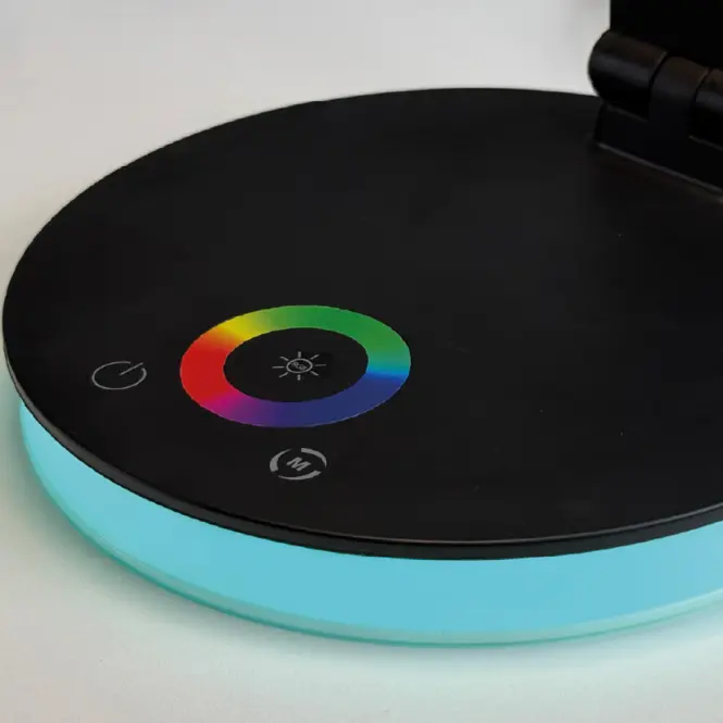 Asztali lámpa DRACO BLACK CCT 7W+1W RGB LB1