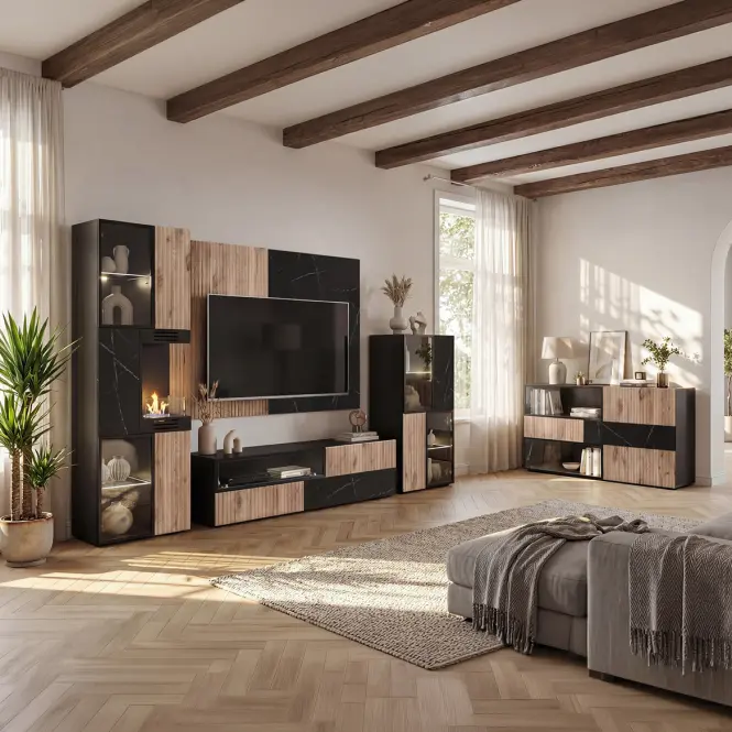 Vitrin Cannes Zmwdv Cs Wsw Black/Viking/Marble Black,9