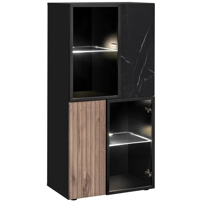 Vitrin Cannes Zmwdv Cs Wsn Black/Viking/Marble Black