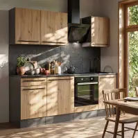 Konyhabútor Porto ANAS KP 220 artisan/anthracite