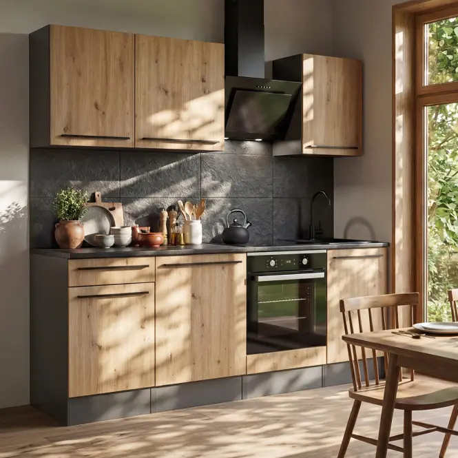 Konyhabútor Porto ANAS KP 220 artisan/anthracite,14