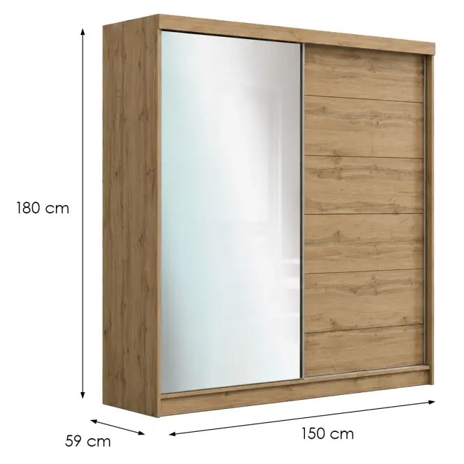 Szekrény Vardo 150 wotan,3