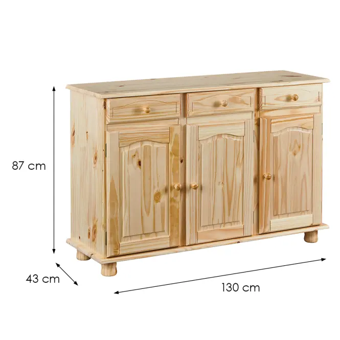 Komód 30500010 Abaco 3d Natural Lakier,2