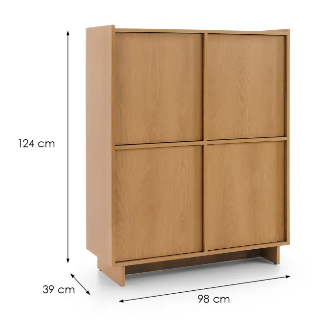 Komód Yasumi Kw98 Tölgy Carmel,2