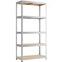 Fém polc 175 horganyzott 180x90x40 – 5 polc/175 kg