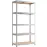 Fém polc 175 horganyzott 180x90x40 – 5 polc/175 kg