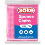 Söke szivacs cloth 3 db