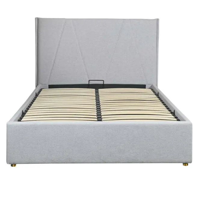 Ágy Rovigo 140x200 BED23-06 szürke