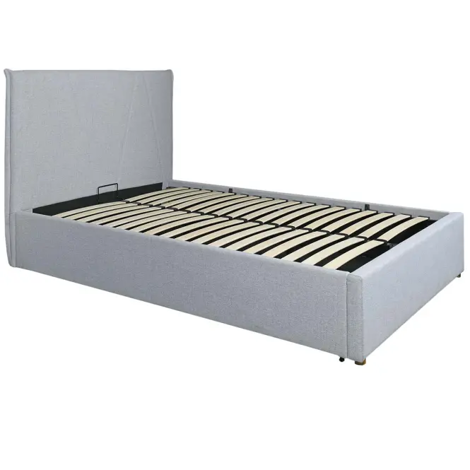 Ágy Rovigo 140x200 BED23-06 szürke,2