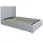 Ágy Rovigo 140x200 BED23-06 szürke,2