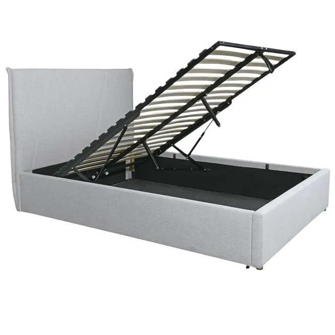 Ágy Rovigo 140x200 BED23-06 szürke