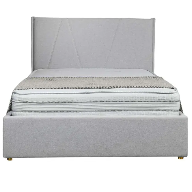 Ágy Rovigo 140x200 BED23-06 szürke,6