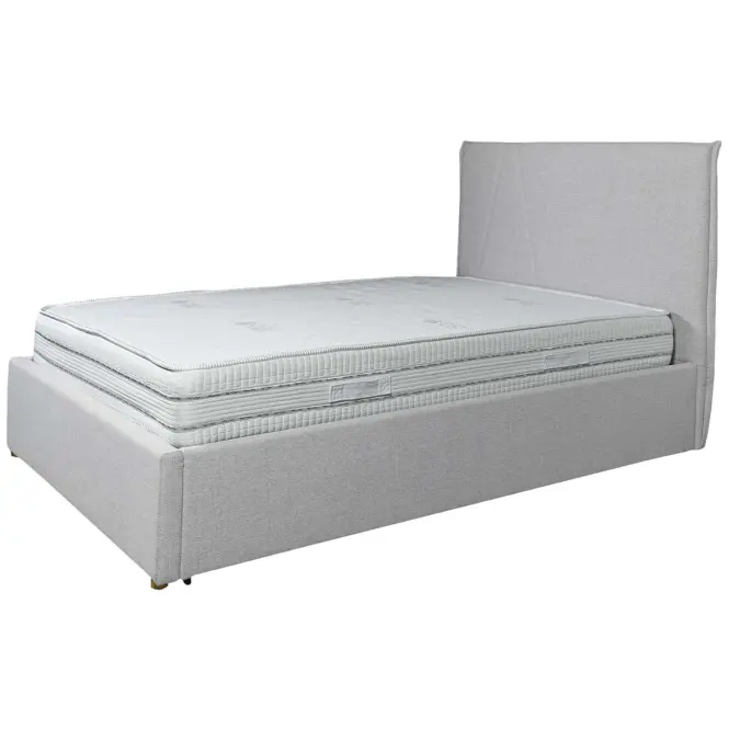 Ágy Rovigo 140x200 BED23-06 szürke,7