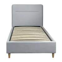 Ágy Cesana 90x200 BED23-09 szürke