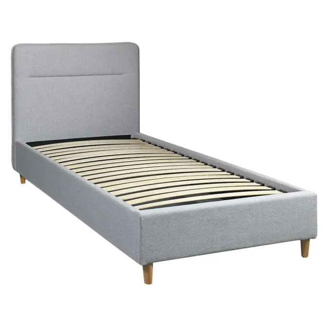 Ágy Cesana 90x200 BED23-09 szürke,2