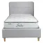 Ágy Cesana 90x200 BED23-09 szürke,5