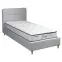Ágy Cesana 90x200 BED23-09 szürke,7