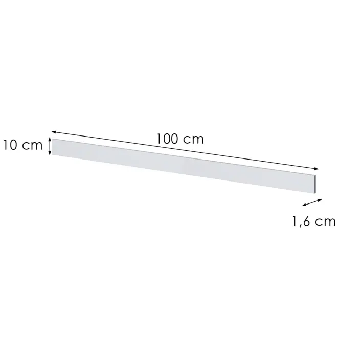 Lábazat Emilia 100 cm fehér,2