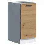 Konyhaszekrény Economic D40 fehér/artisan