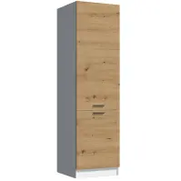 Konyhaszekrény Economic D60 fehér/artisan