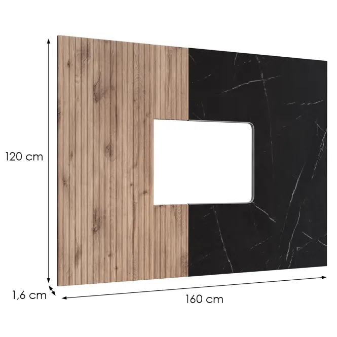 Függőpanel Cannes Zmwdv Cs Pw Black/Viking/Marble Black,2