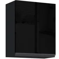 Konyhaszekrény Brick G60 fekete/fekete fényes HG