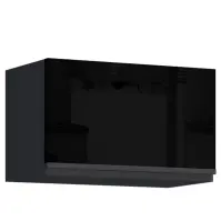 Konyhaszekrény Brick G60OK fekete/fekete fényes HG