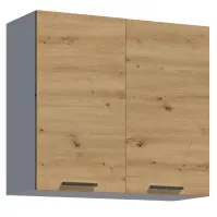 Konyhaszekrény Economic G80 fehér/artisan