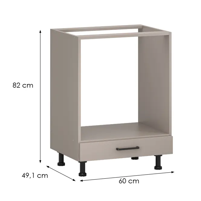 Konyhaszekrény Heming D60 P agyag,2