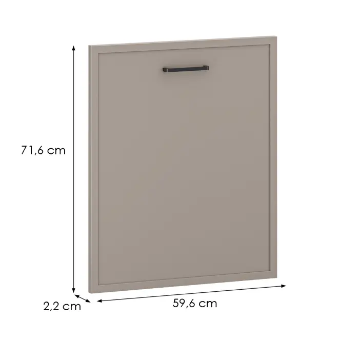 Konyhaszekrény Heming 60 Front Zmywarki agyag