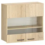 Konyhaszekrény Fando G80 Cremona/Üveg
