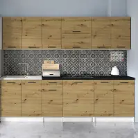 Konyhabútor Economic 260 fehér/artisan