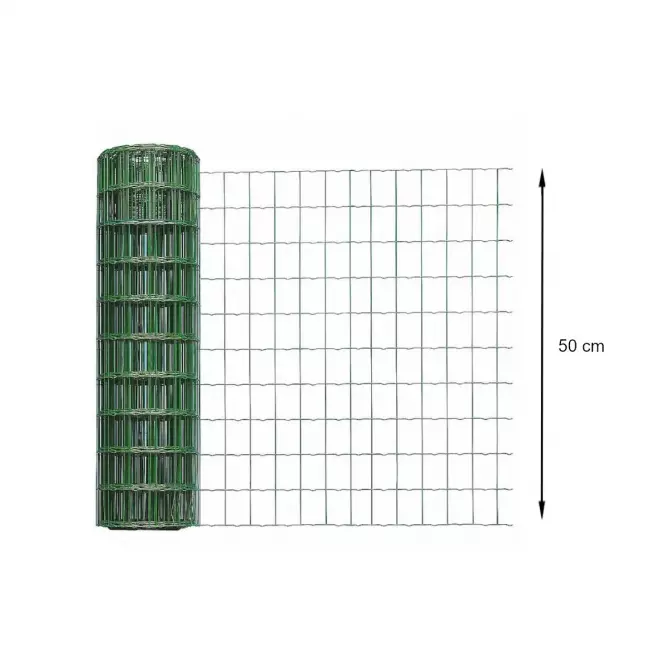 Hegesztett háló 0,5x5m zöld
