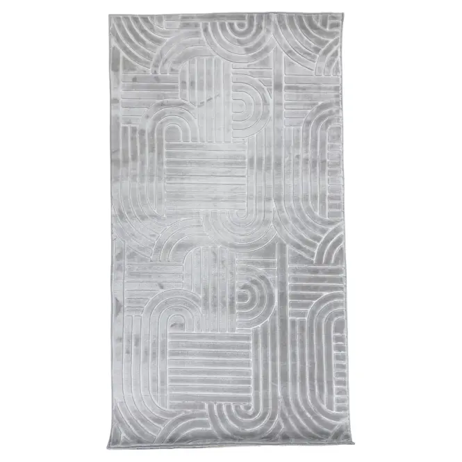 Szőnyeg Eva Embossed 0,8/1,5 Em2025-01 szürke