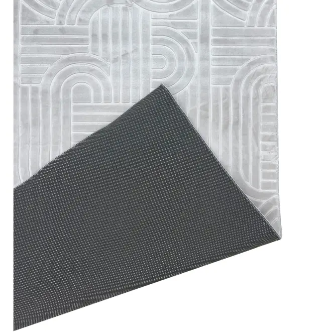 Szőnyeg Eva Embossed 0,8/1,5 Em2025-01 szürke,8