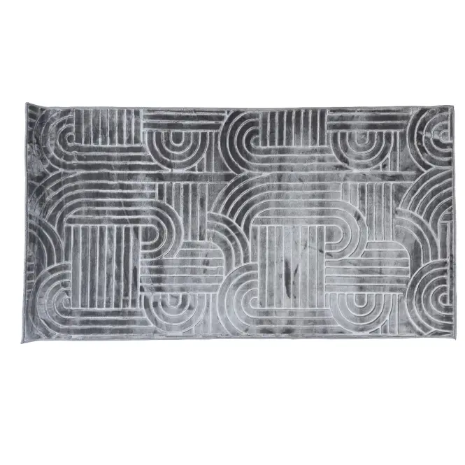 Szőnyeg Eva Embossed 1,2/1,7 Em2025-01 szürke,2