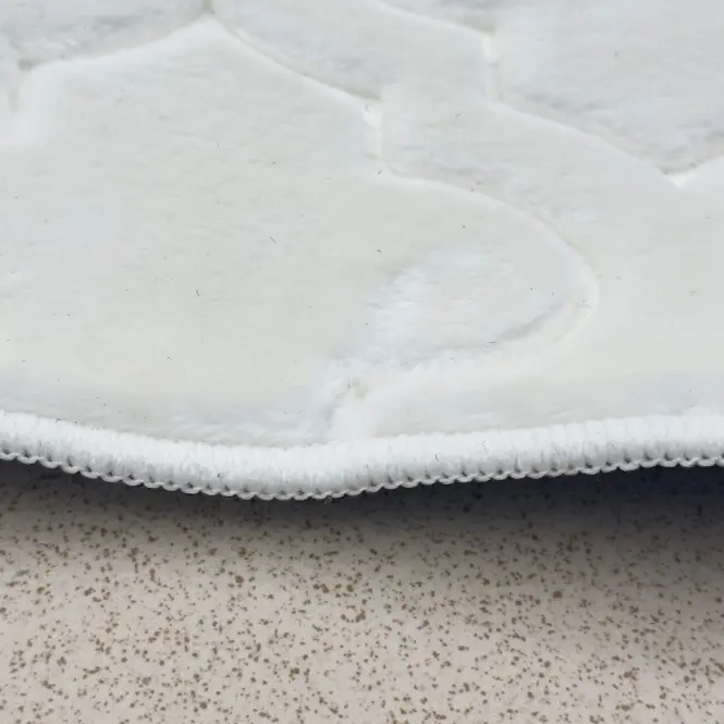 Szőnyeg Eva Embossed 1,2/1,7 Em2025-08 fehér
