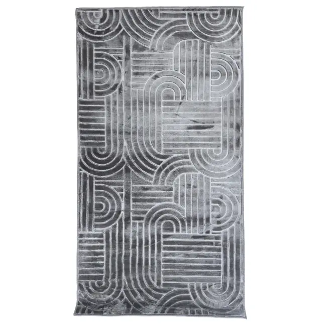 Szőnyeg Eva Embossed 1,6/2,3 Em2025-01 szürke