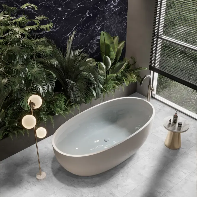 Vinyl padló SPC+IXPE Concrete R109 5mm,2