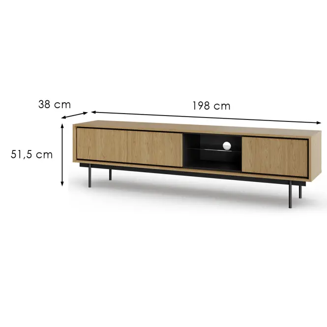 Szekrény RTV Deco 200 Baltic Dune,2