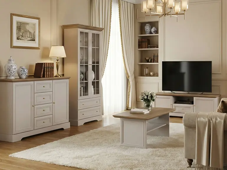 Szekrény RTV Kora Plus Krt2 Kasmír/Tölgy Mavelie,14