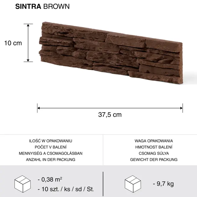Betonkő Sintra brown,3