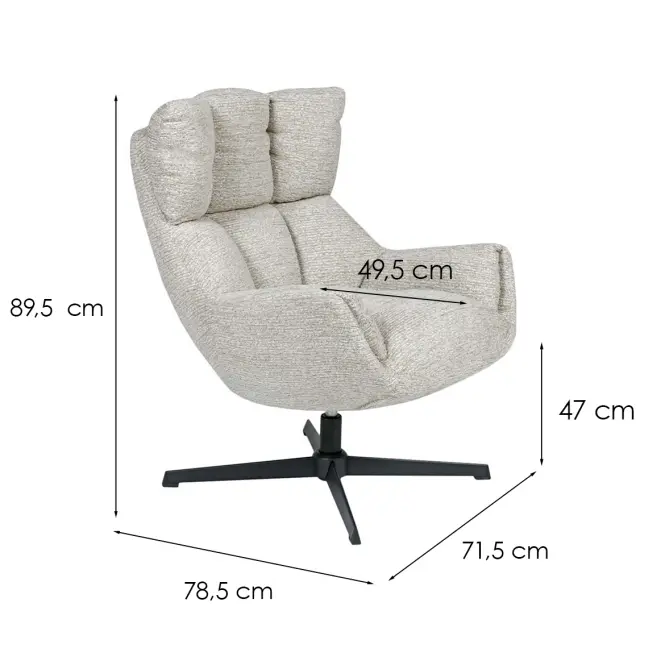 Fotel Prime bézs,5