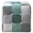 Puff Maddie mentazöld patchwork