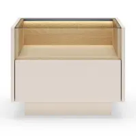 Szafka Nocna Hiro Beige G Bézs
