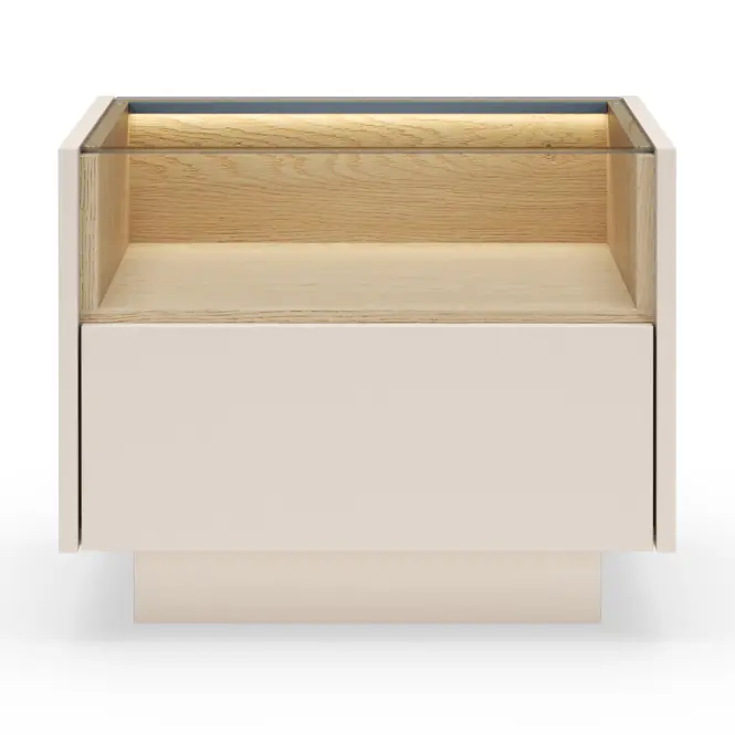 Szafka Nocna Hiro Beige G Bézs
