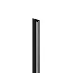 Kezdőprofil J-TRIM Brushed Steel 3m